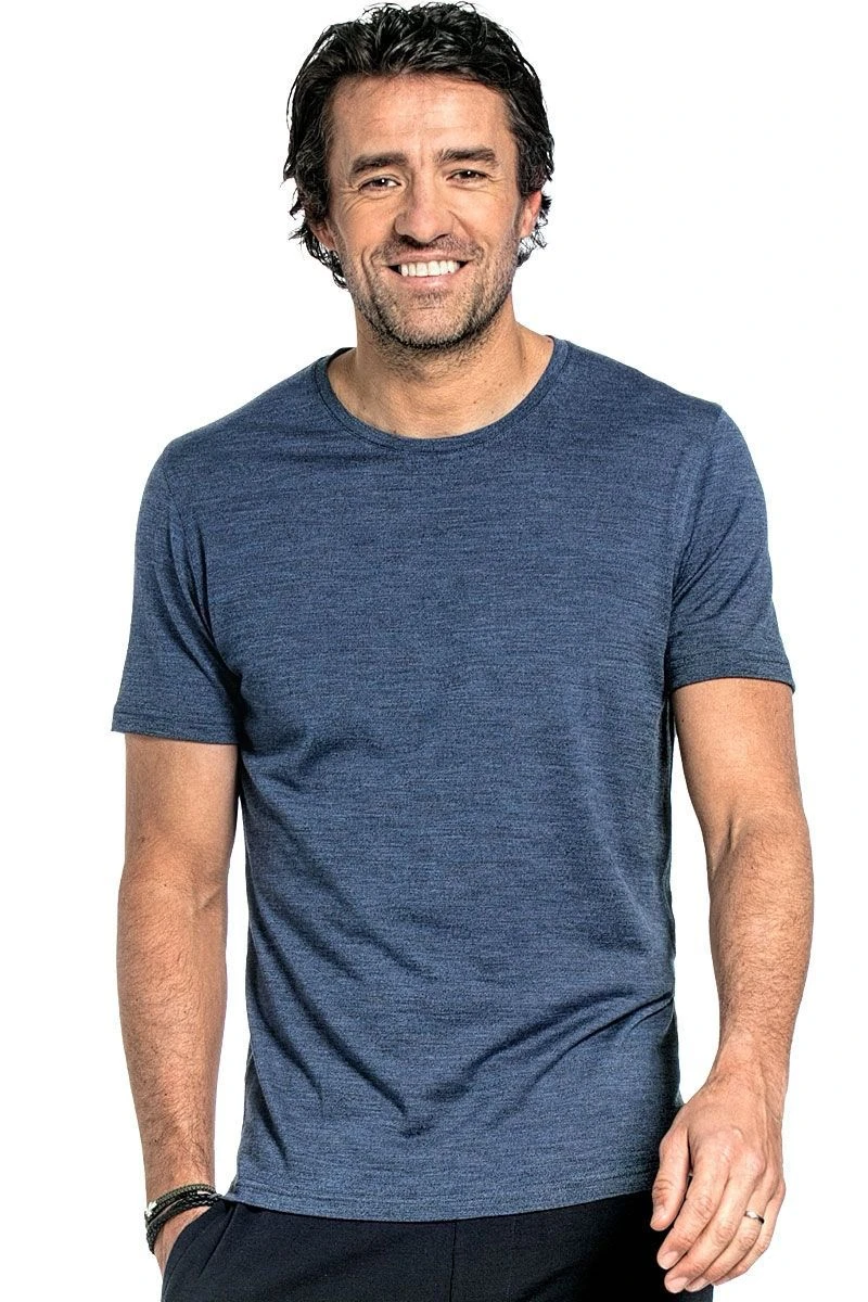 Joe Shirt Round Neck Coastal Blue 1 Joe Shirt Round Neck Coastal Blue