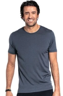 Joe Shirt Round Neck Dark Steel
