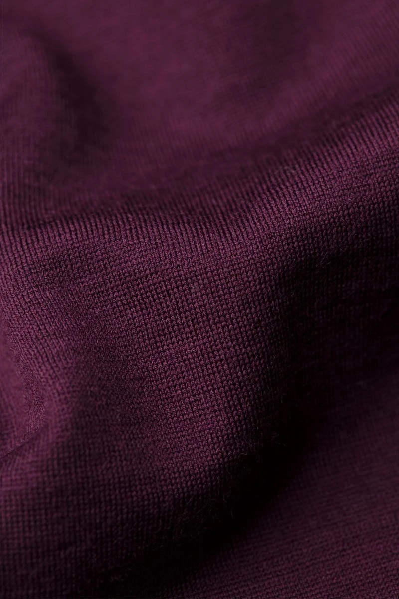 Shirt Henley Short Sleeve Red Cabbage 4 Shirt Henley Short Sleeve Red Cabbage - Afbeelding 4