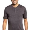 Shirt Henley Short Sleeve Interesting