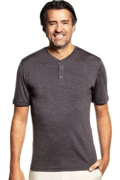 Shirt Henley Short Sleeve Interesting