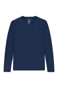 Shirt Long Sleeve Bright Blue -Kleding Winkel joe shirt longsleeve brightblue exposar