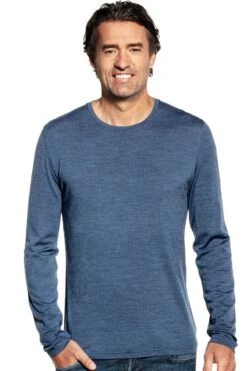 Shirt Long Sleeve Jeans Blue
