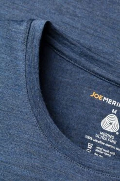 Shirt Long Sleeve Jeans Blue -Kleding Winkel joe shirt longsleeve jeansblue detail