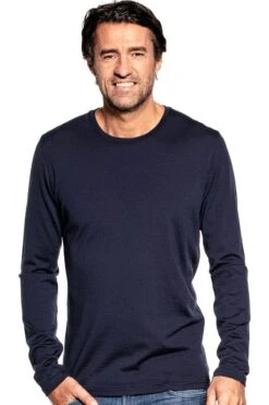 Shirt Long Sleeve Navy Blue