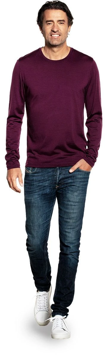 Shirt Long Sleeve Red Cabbage 2 Shirt Long Sleeve Red Cabbage - Afbeelding 2