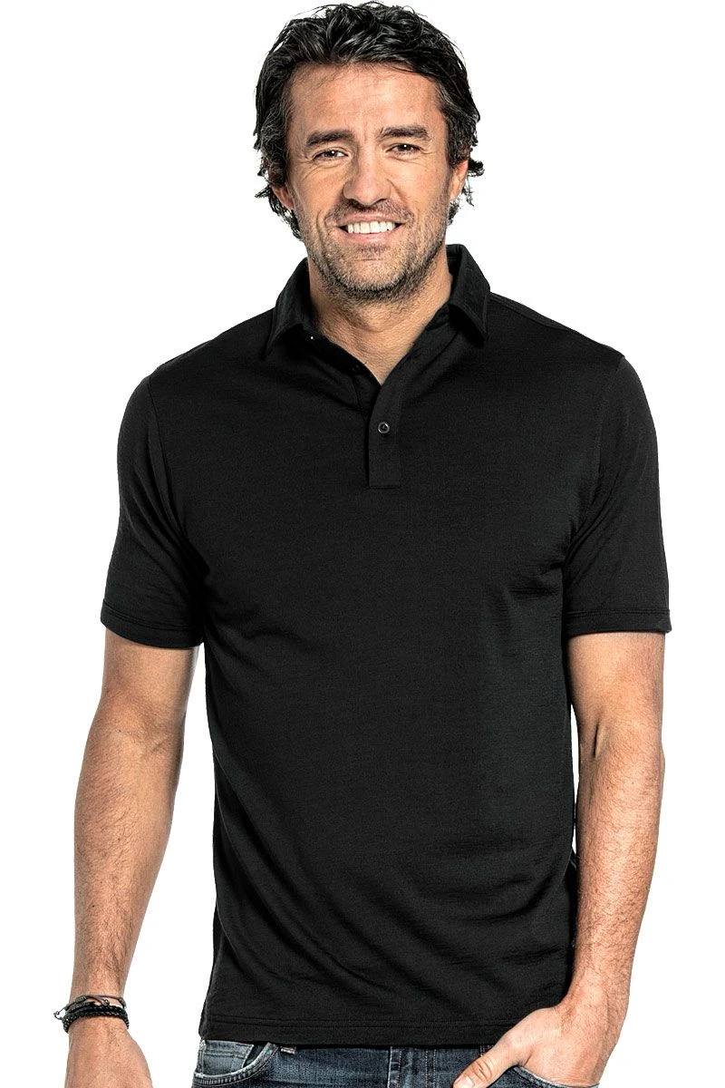 Shirt Polo Short Sleeve Deep Black 1 Shirt Polo Short Sleeve Deep Black