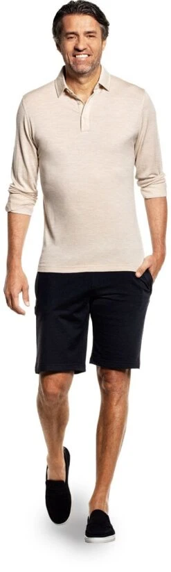 Shirt Polo Long Sleeve Sparkling Champagne -Kleding Winkel joe shirt pololongsleeve sparkelingchampagne john2