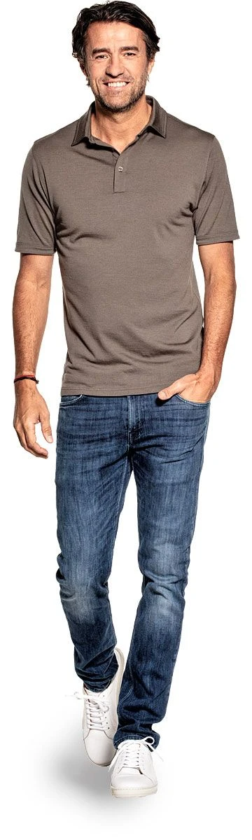 Joe Shirt Polo Short Sleeve Military 2 Joe Shirt Polo Short Sleeve Military - Afbeelding 2