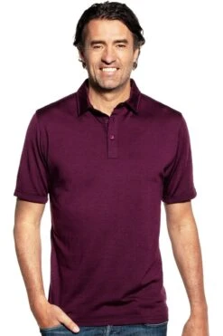 Joe Shirt Polo Short Sleeve Red Cabbage