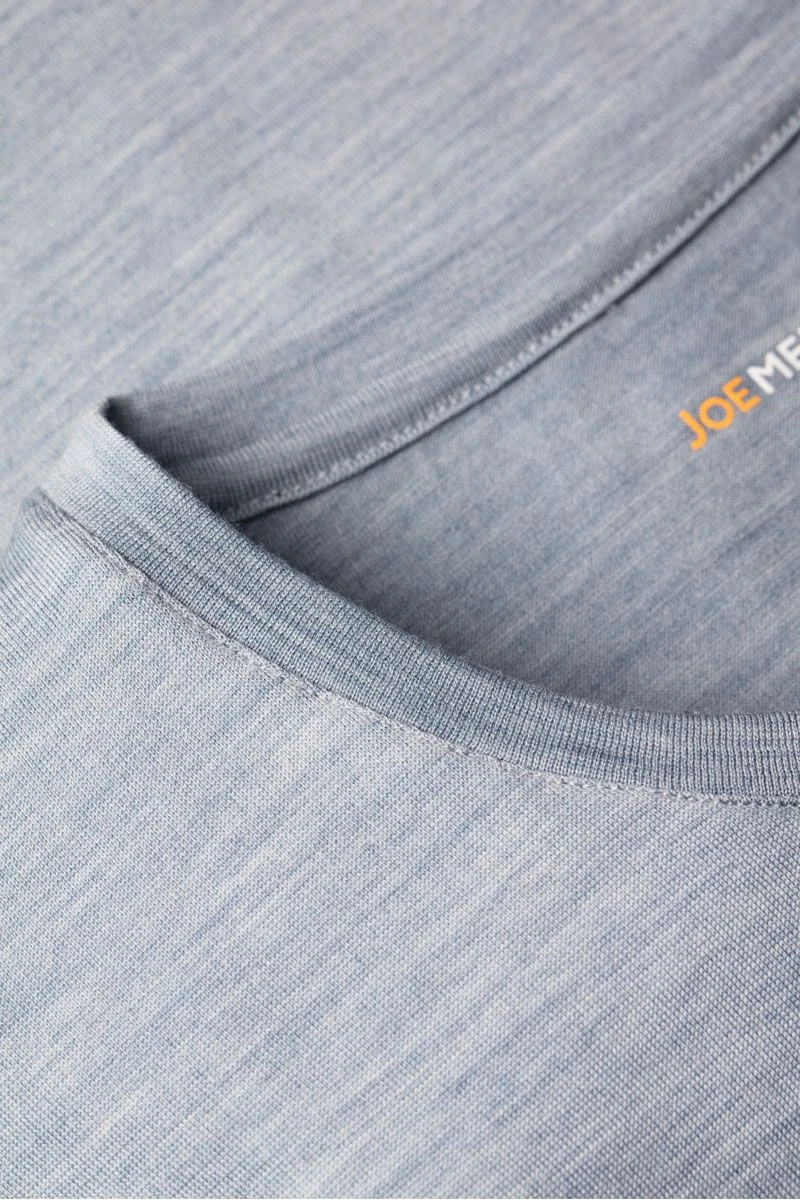 Joe Shirt Round Neck Hazy Blue 4 Joe Shirt Round Neck Hazy Blue - Afbeelding 4
