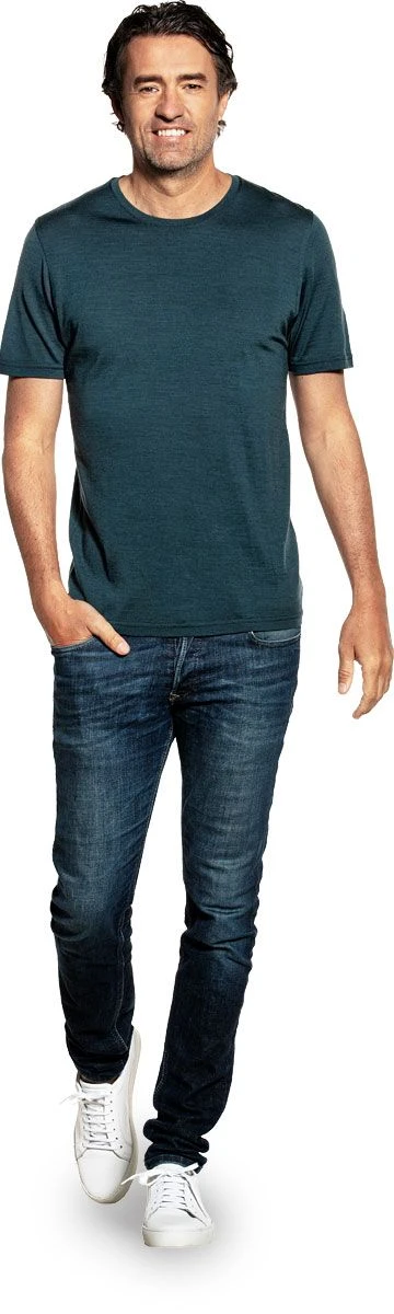 Joe Shirt Round Neck Proud Peacock 2 Joe Shirt Round Neck Proud Peacock - Afbeelding 2