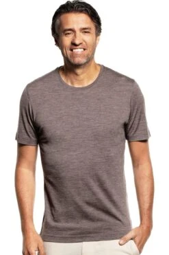 Joe Shirt Round Neck Muddy Clay