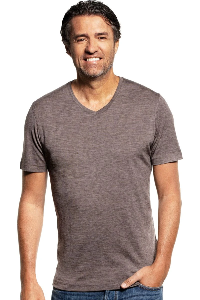 Joe Shirt V-neck Muddy Clay 1 Joe Shirt V-neck Muddy Clay