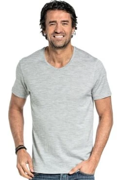 Joe Shirt V-neck Clear Grey