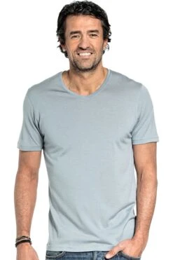 Joe Shirt V-neck Early Sky