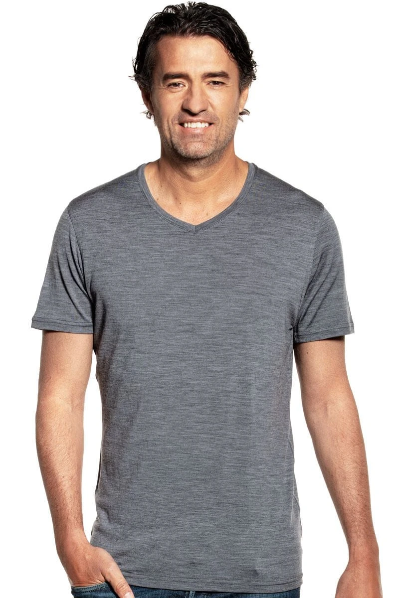 Joe Shirt V-neck Harvard Grey 1 Joe Shirt V-neck Harvard Grey
