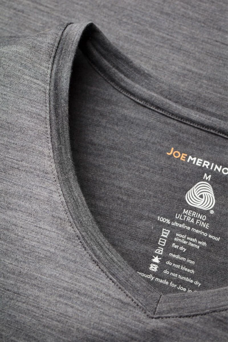 Joe Shirt V-neck Harvard Grey 3 Joe Shirt V-neck Harvard Grey - Afbeelding 3