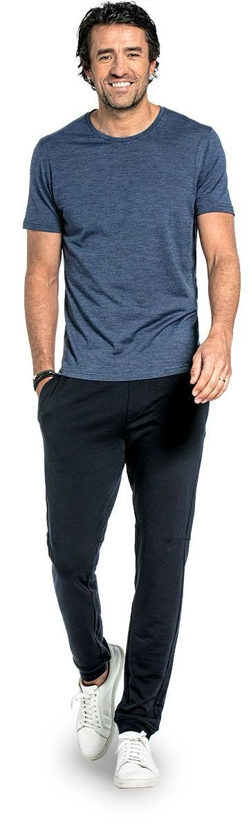 Joe Shirt Round Neck Coastal Blue 2 Joe Shirt Round Neck Coastal Blue - Afbeelding 2