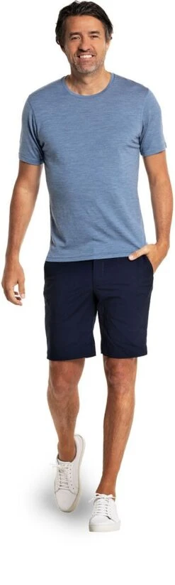 Shirt Round Neck Ice Blue -Kleding Winkel joe shirtroundneck iceblue shorts staand