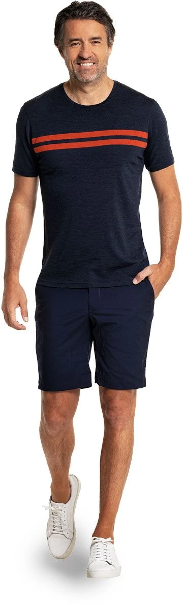 Shirt Round Neck Signature Stripe True Navy 3 Shirt Round Neck Signature Stripe True Navy - Afbeelding 3