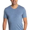 Shirt V-Neck Ice Blue