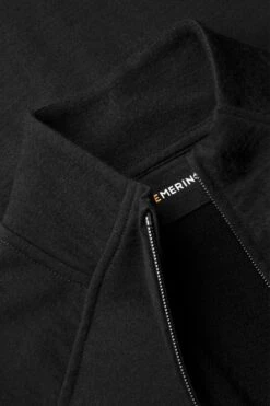 Joe Sweatvest Deep Black -Kleding Winkel joe sweat 007 deepblack detail 01