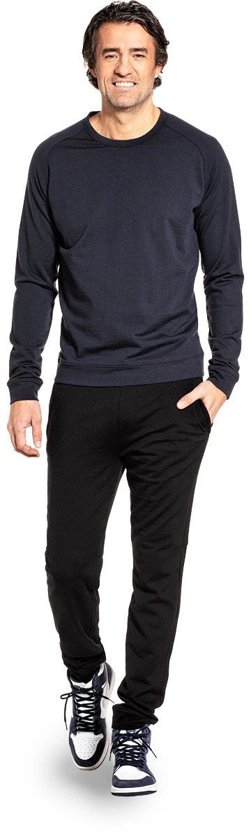 Joe Sweatshirt Blue Grey 2 Joe Sweatshirt Blue Grey - Afbeelding 2