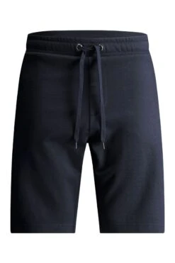 Joe Sweatshorts Extra Long Blue Grey -Kleding Winkel joe sweatshort blue grey exposar front 1