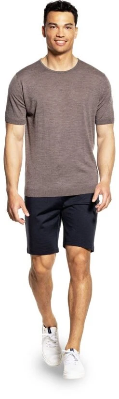Joe Sweatshorts Extra Long Blue Grey