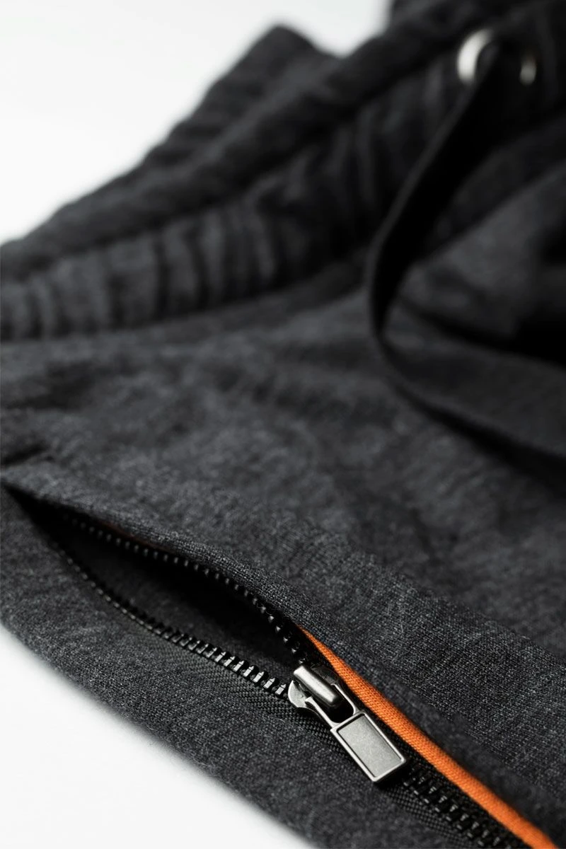 Joe Sweatshorts Extra Long Antracite Grey 6 Joe Sweatshorts Extra Long Antracite Grey - Afbeelding 6