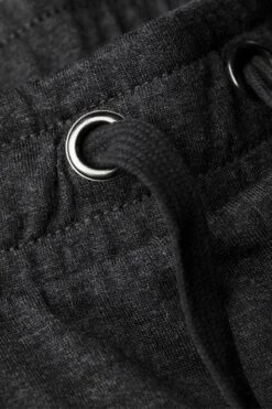 Joe Sweatshorts Antracite Grey 9 Joe Sweatshorts Antracite Grey -Kleding Winkel joe sweatshort deep antra detail veter
