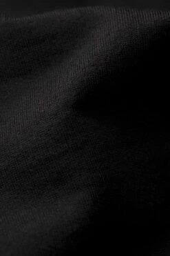 Joe Sweatshorts Deep Black 13 Joe Sweatshorts Deep Black -Kleding Winkel joe sweatshort deep black detail stof