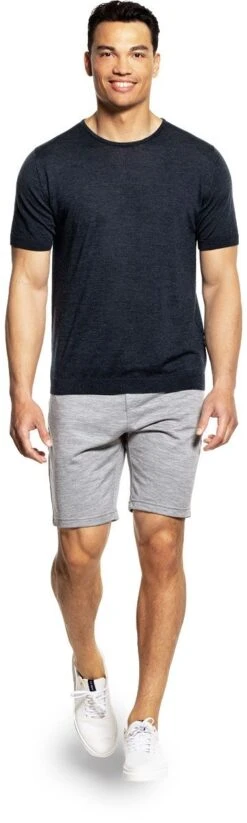 Joe Sweatshorts Extra Long Mid Grey