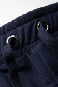 Joe Sweatshorts Navy Blue -Kleding Winkel joe sweatshort navyblue detail veters