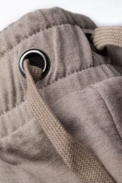 Joe Sweatshorts Tortuga Kaki -Kleding Winkel joe sweatshort tortouga kaki detail veter 1