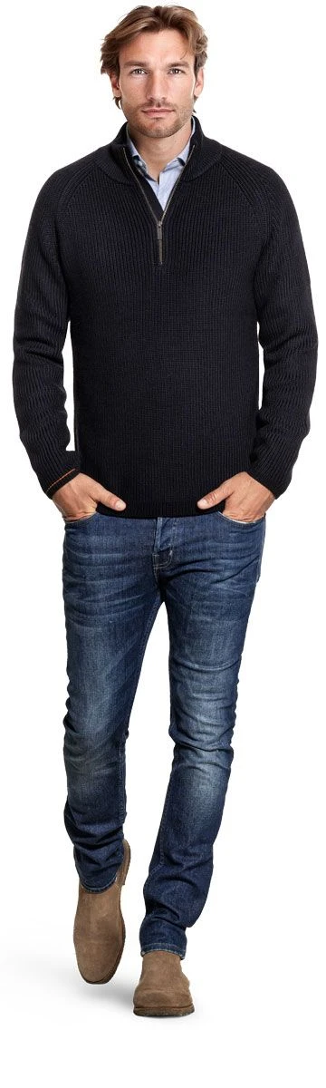 Joe Sail Very Dark Navy 2 Joe Sail Very Dark Navy - Afbeelding 2