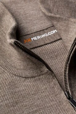 Joe RibZip Undyed Cappuccino -Kleding Winkel joe undyed cappuccino ribzip detail02
