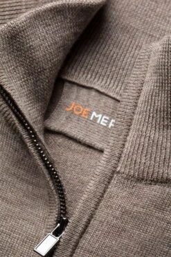 Joe Zip Undyed Cappuccino -Kleding Winkel joe undyed cappuccino zip detail 3