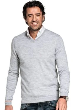 Joe V-Neck Clear Grey