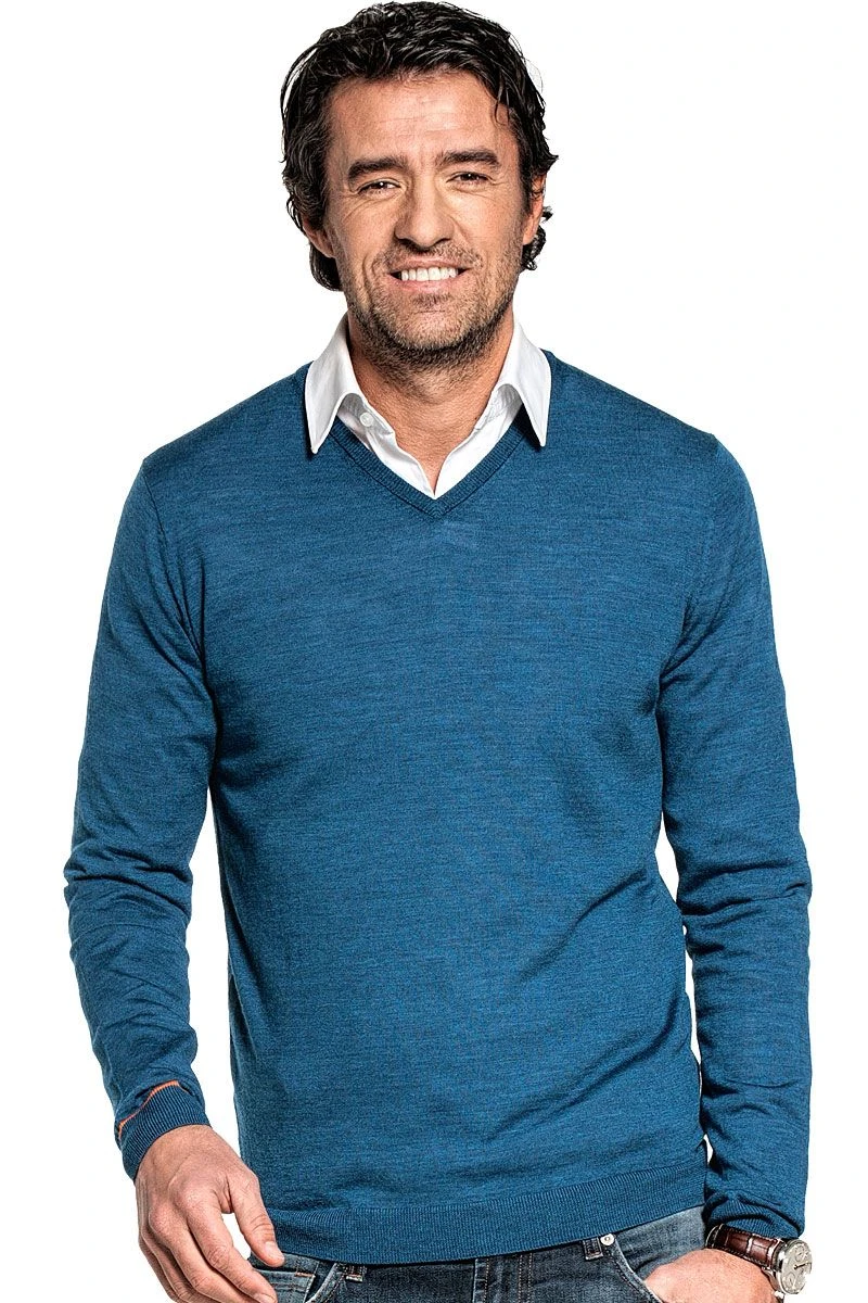 Joe V-Neck Federal Blue 1 Joe V-Neck Federal Blue