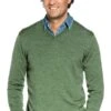 Joe V-Neck Forest Green