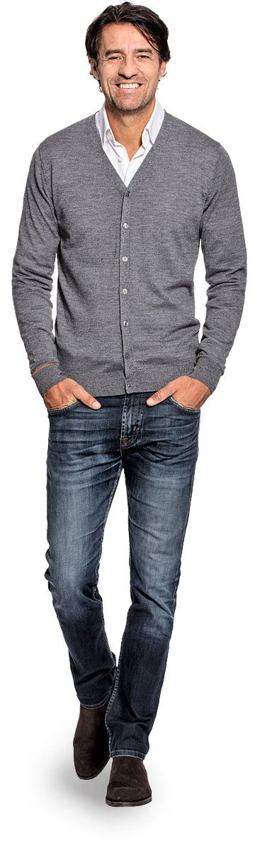 Joe Vest Grey Charcoal 2 Joe Vest Grey Charcoal - Afbeelding 2
