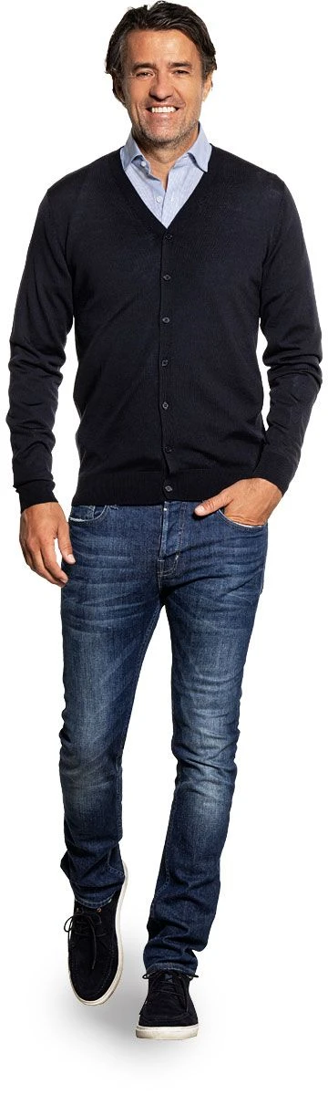 Joe Vest Very Dark Navy 2 Joe Vest Very Dark Navy - Afbeelding 2