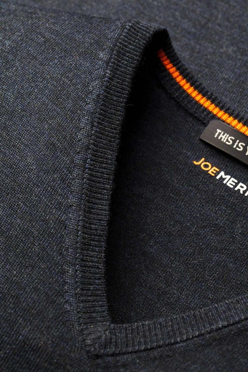 Joe V-Neck Blue Whale 4 Joe V-Neck Blue Whale - Afbeelding 4