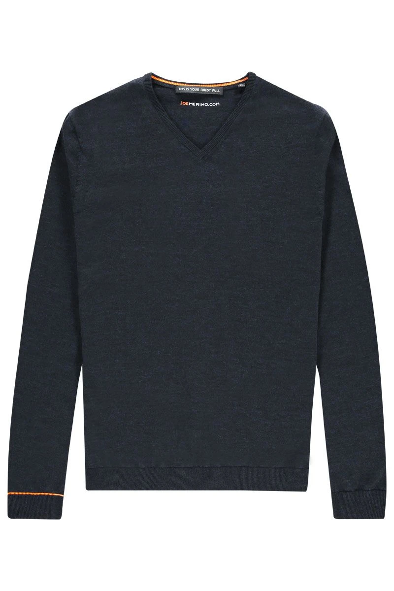 Joe V-Neck Blue Whale 3 Joe V-Neck Blue Whale - Afbeelding 3