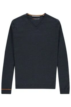 Joe V-neck Extra Long Blue Whale -Kleding Winkel joe vneck bluewhale exposar 1