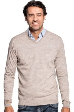 Joe V-Neck Desert Beige