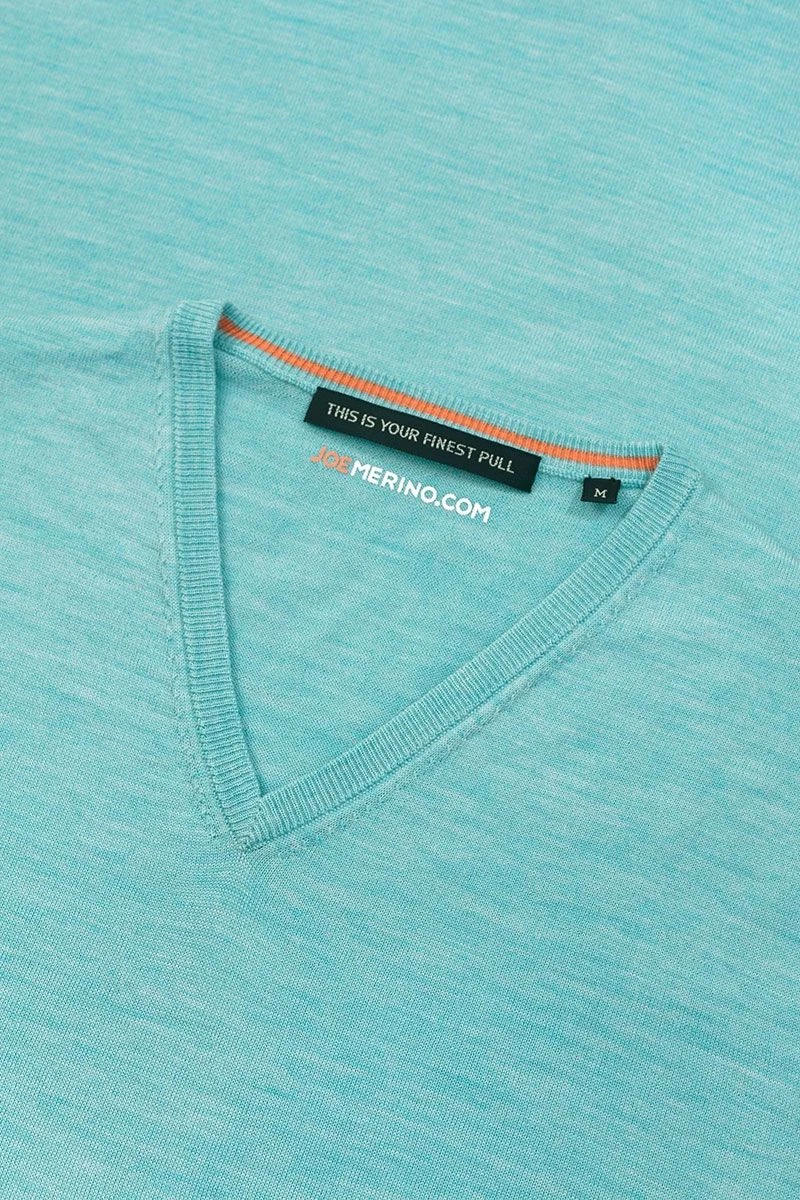 Joe V-Neck Blue Capri 3 Joe V-Neck Blue Capri - Afbeelding 3