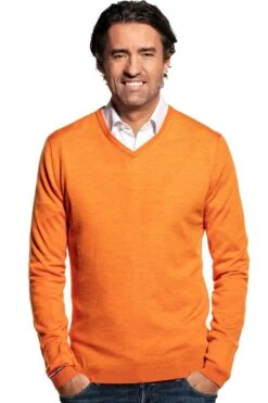 Joe V-neck Dutch Orange